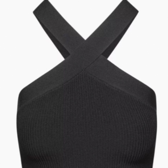 Babaton Sculpt Knit Criss Cross Cropped Tank - Picture 2 of 9